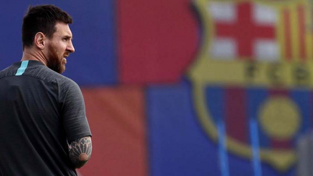 Меси се появи за първата си тренировка с Барселона след скандала