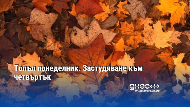 Топъл понеделник. Застудяване към четвъртък