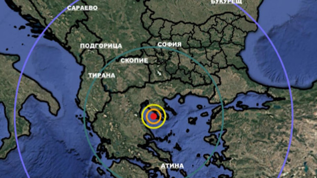 Земетресение с магнитуд 4 2 по скалата на Рихтер е регистрирано в района