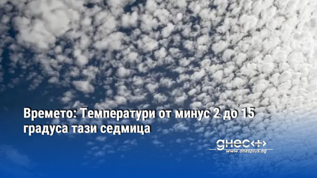 Сериозно застудяване тази седмица ни очакват минимални температури между минус