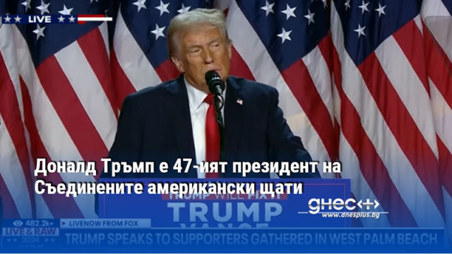 Доналд Тръмп е 47-ият президент на Съединените американски щати