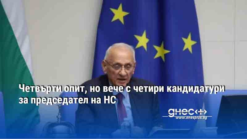 Четвърти опит, но вече с четири кандидатури за председател на НС