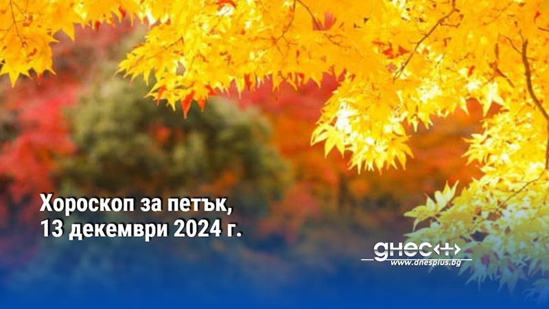 Хороскоп за петък, 13 декември 2024 г.