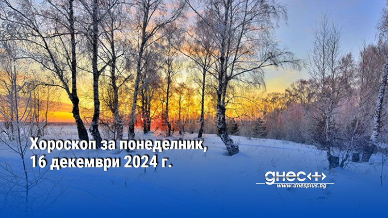 Хороскоп за понеделник, 16 декември 2024 г.