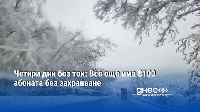 Четвърти ден над 100 населени места останаха без ток Най