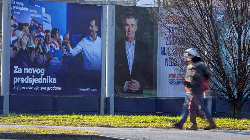 Хърватите гласуват за президент