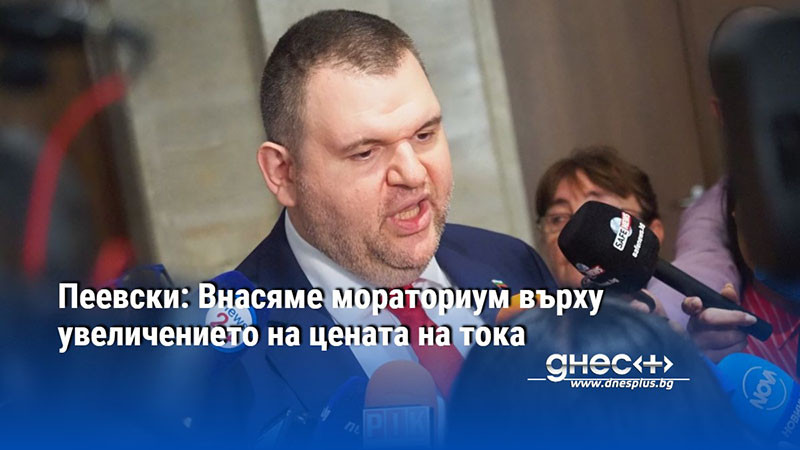 Пеевски: Внасяме мораториум върху увеличението на цената на тока
