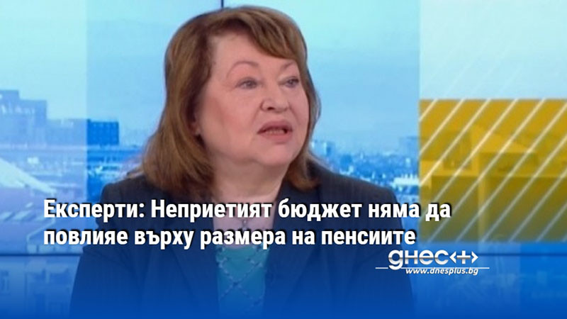 Експерти: Неприетият бюджет няма да повлияе върху размера на пенсиите