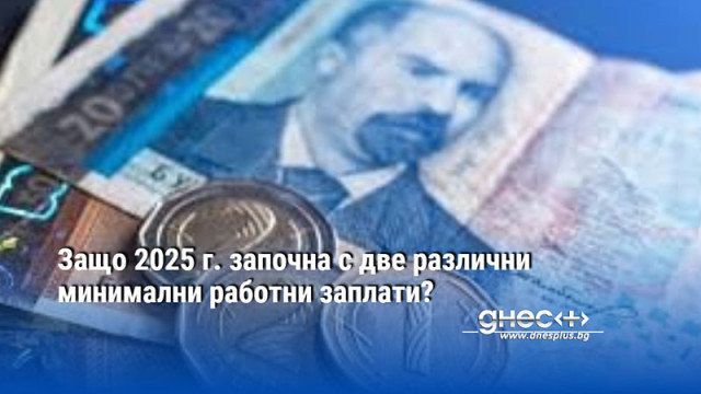 Новата година започна с две различни минимални заплати при това