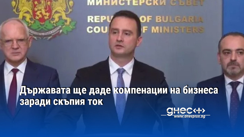 Държавата ще даде компенации на бизнеса заради скъпия ток