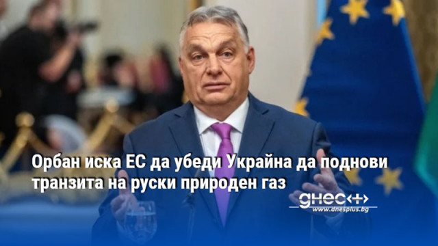 Унгария иска Европейският съюз да убеди Украйна да възобнови транзита