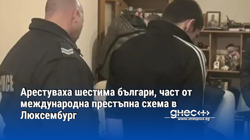 Арестуваха шестима българи, част от международна престъпна схема в Люксембург