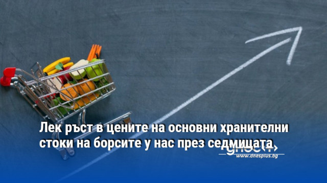 Лек ръст в цените на основни хранителни стоки на борсите у нас през седмицата