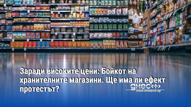 Заради високите цени: Бойкот на хранителните магазини. Ще има ли ефект протестът?