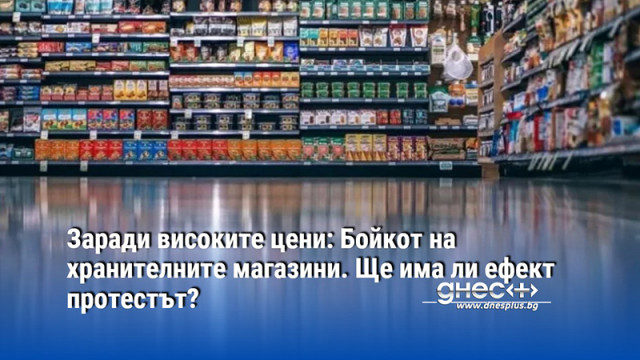 Заради високите цени: Бойкот на хранителните магазини. Ще има ли ефект протестът?