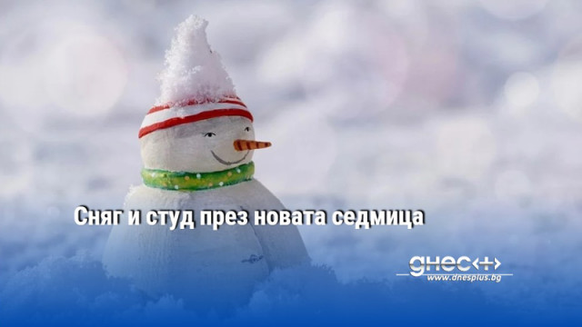 Сняг и студ през новата седмица