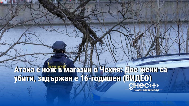 Атака с нож в магазин в Чехия: Две жени са убити, задържан е 16-годишен (ВИДЕО)