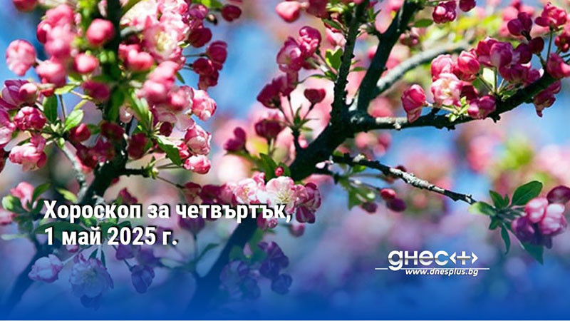 Хороскоп за четвъртък, 1 май 2025 г.