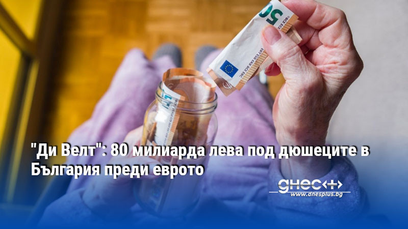 "Ди Велт": 80 милиарда лева под дюшеците в България преди еврото