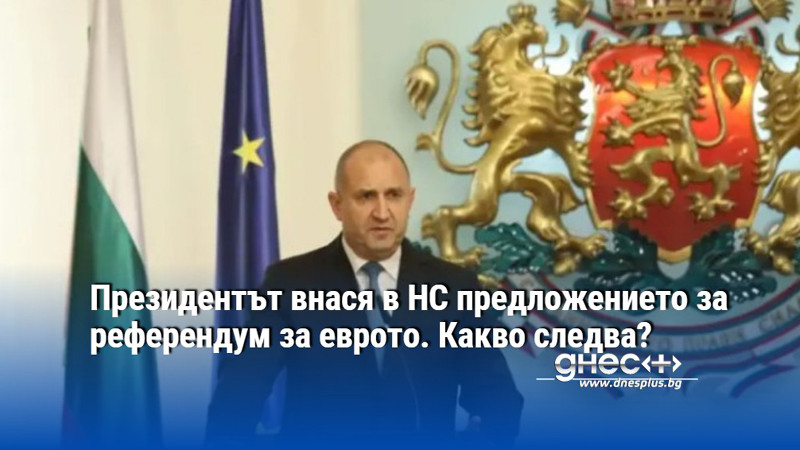 Президентът внася в НС предложението за референдум за еврото. Какво следва?