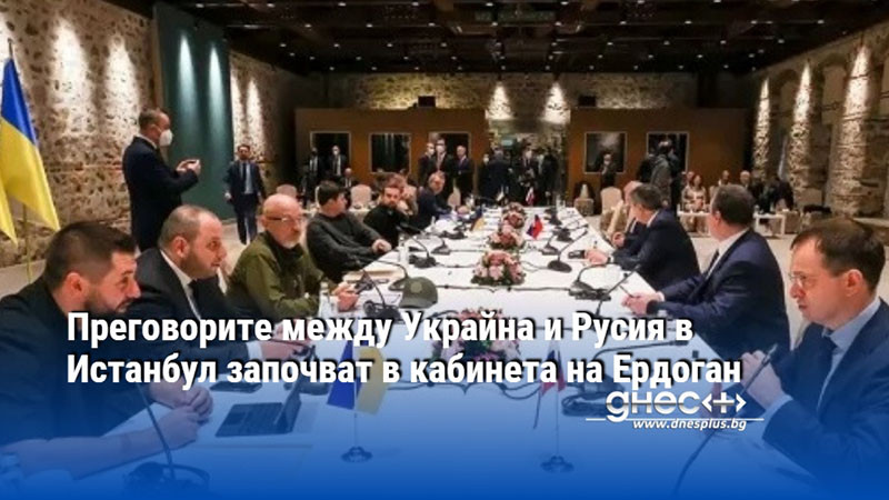 Преговорите между Украйна и Русия в Истанбул започват в кабинета на Ердоган