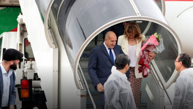 Президентът Румен Радев и водената от него делегация бяха посрещнати в Япония