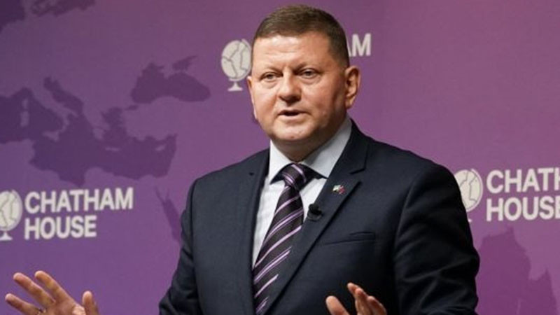 Залужни: Украйна не може да се надява на чудо, че някой ще ѝ върне границите от 1991 или 2022 г.