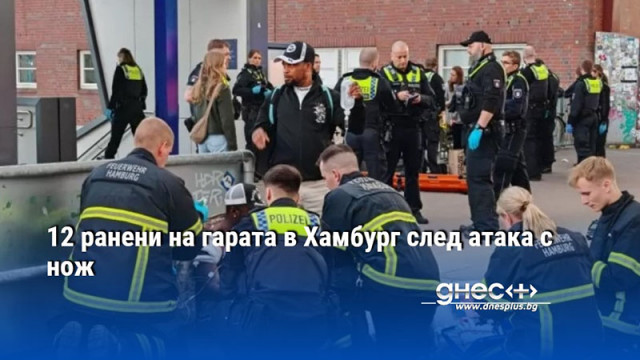 12 ранени на гарата в Хамбург след атака с нож