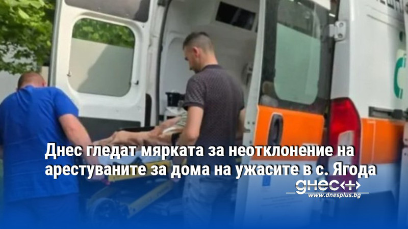Днес гледат мярката за неотклонение на арестуваните за дома на ужасите в с. Ягода