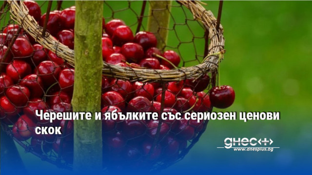Черешите и ябълките със сериозен ценови скок