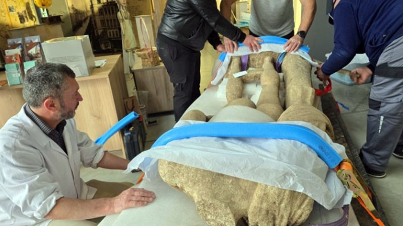 Втората скулптура, открита в Хераклея Синтика, ще бъде изправена до края на месеца