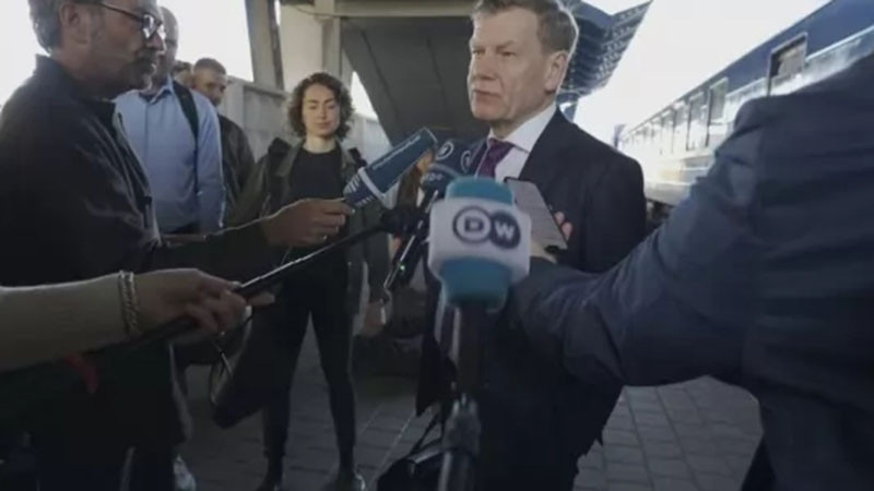 Германският външен министър Йохан Вадефул пристигна на посещение в Киев