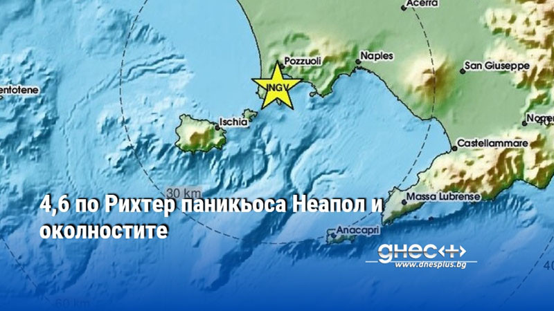 4,6 по Рихтер паникьоса Неапол и околностите