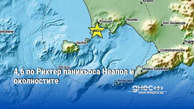 4,6 по Рихтер паникьоса Неапол и околностите