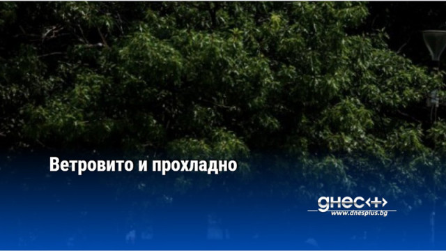 Ветровито и прохладно