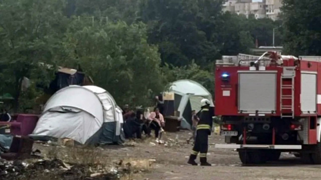 Кметът на „Илинден“ обвини Столична община в бездействие заради палатки, сметище и пожар