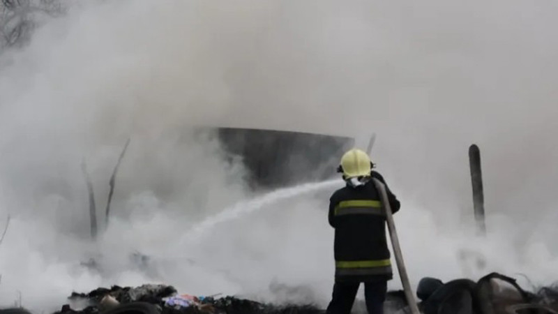 Пожар в автоморга в Русенско
