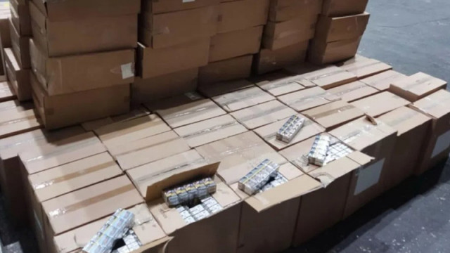 950 хил. къса контрабандни цигари задържаха митничарите на "Лесово"