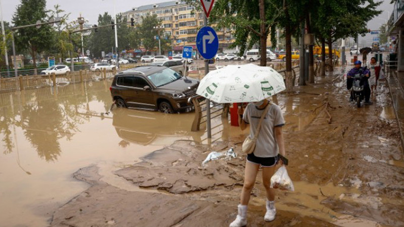 Проливни дъждове взеха жертви в Южна Корея
