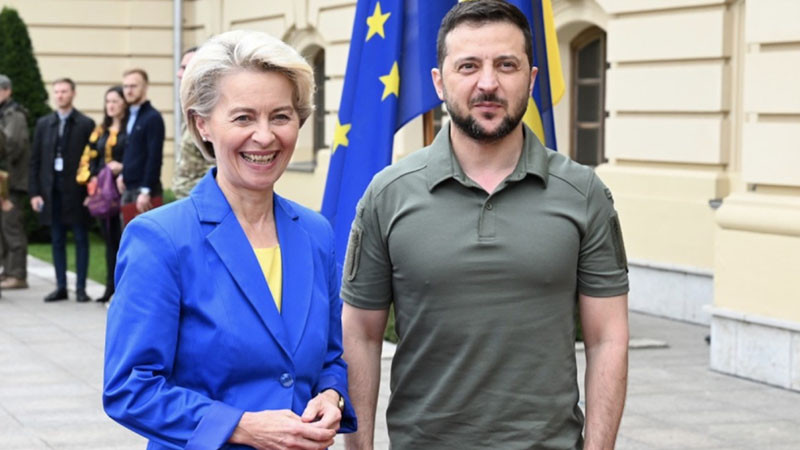 Урсула фон дер Лайен: Заделяме 100 млрд. евро за Украйна в новия бюджет на ЕС