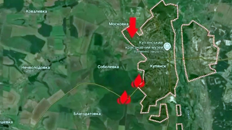 "Ликвидираните" руски щурмови групи превзеха северозападните покрайнини на Купянск