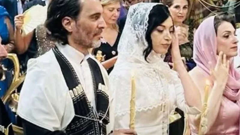 Синът на София Лорен се венча за млада грузинка и прие православието