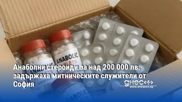Анаболни стероиди за над 200 000 лв. задържаха митническите служители от София