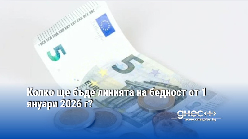 Колко ще бъде линията на бедност от 1 януари 2026 г?