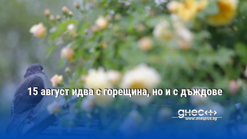 15 август идва с горещина, но и с дъждове