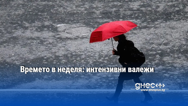Времето в неделя: интензивни валежи