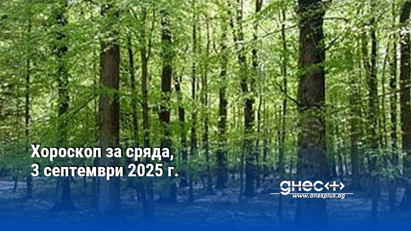 Хороскоп за сряда, 3 септември 2025 г.