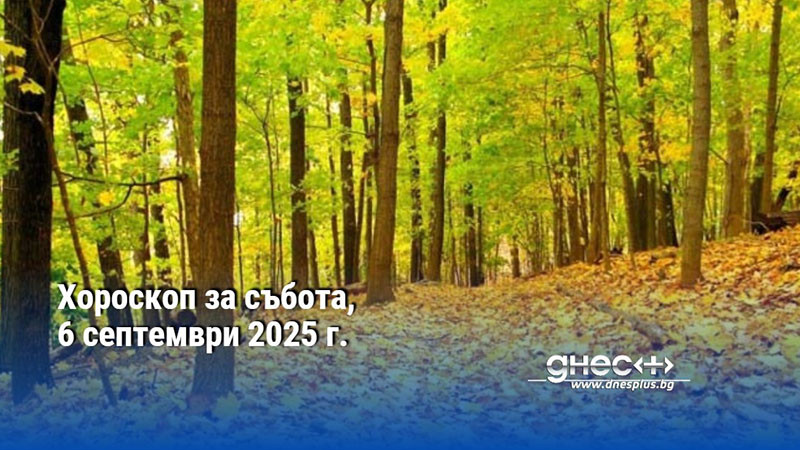 Хороскоп за събота, 6 септември 2025 г.