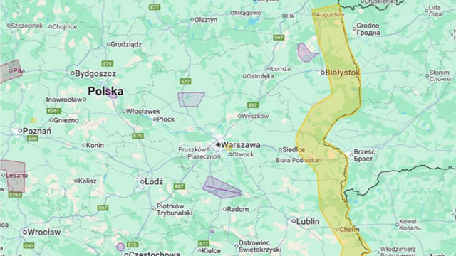 Полша забрани гражданските полети и дроновете по границите си с Беларус и Украйна