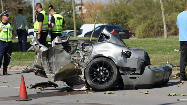 С 218 км/ч е „летяла“ колата от катастрофата в София, шофьорът е загинал